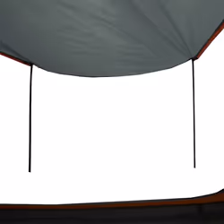 vidaXL Camping Tent 2-Person Lightweight Tent Dome Tent Shelter Waterproof - grey and orange - Additional view 9