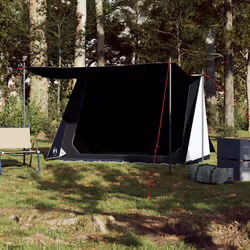 vidaXL Camping Tent 2-Person Lightweight Tent White Blackout Fabric Waterproof - Additional view 2