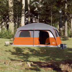 vidaXL Family Tent Cabin 10-Person Camping Tent Lightweight Tent Waterproof - green - Additional view 2