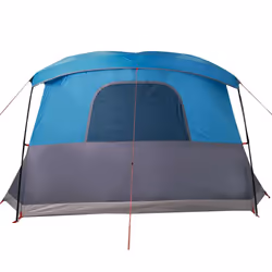 vidaXL Family Tent with Porch 6-Person Lightweight Camping Tent Waterproof - blue, 4-person - Additional view 8
