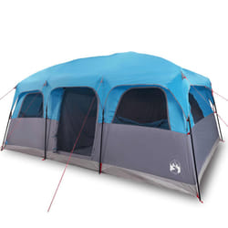 vidaXL Family Tent Cabin 10-Person Camping Tent Lightweight Tent Waterproof - blue