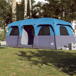 vidaXL Family Tent Cabin 10-Person Camping Tent Lightweight Tent Waterproof - blue - Additional view 2
