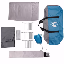 vidaXL Family Tent Cabin 10-Person Camping Tent Lightweight Tent Waterproof - blue - Additional view 9