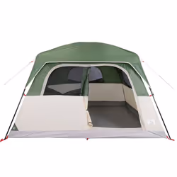 vidaXL Family Tent Cabin 6-Person Lightweight Tent Camping Tent Waterproof - green - Additional view 6