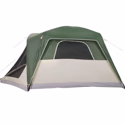 vidaXL Family Tent with Porch 6-Person Lightweight Camping Tent Waterproof - green, 6-person - Additional view 7