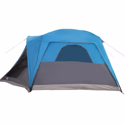 vidaXL Family Tent with Porch 6-Person Lightweight Camping Tent Waterproof - blue, 6-person - Additional view 7