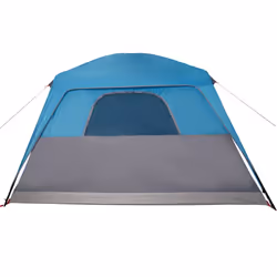 vidaXL Family Tent with Porch 6-Person Lightweight Camping Tent Waterproof - blue, 6-person - Additional view 8