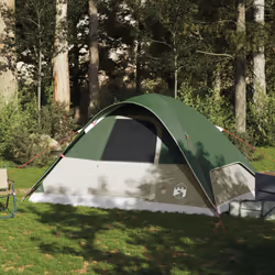 vidaXL Family Tent Dome 6-Person Green Waterproof - Additional view 2