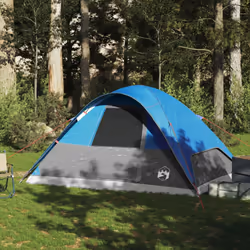 vidaXL Family Tent Dome 6-Person Blue Waterproof - Additional view 2