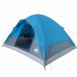vidaXL Family Tent Dome 6-Person Blue Waterproof - Additional view 4