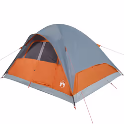 vidaXL Family Tent Dome 6-Person Orange Waterproof - Additional view 3