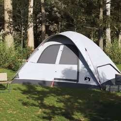vidaXL Family Tent Dome 6-Person White Blackout Fabric Waterproof - Additional view 2