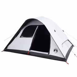 vidaXL Family Tent Dome 6-Person White Blackout Fabric Waterproof - Additional view 4