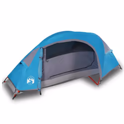 vidaXL Camping Tent Dome 1-Person Lightweight Tent Patio Dome Tent Waterproof - blue