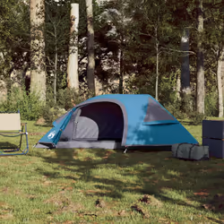 vidaXL Camping Tent Dome 1-Person Lightweight Tent Patio Dome Tent Waterproof - blue