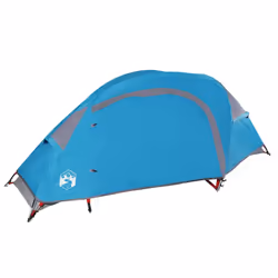 vidaXL Camping Tent Dome 1-Person Lightweight Tent Patio Dome Tent Waterproof - blue - Additional view 4