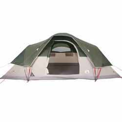 vidaXL Family Tent Dome Camping Tent Patio Hiking Lightweight Tent Waterproof - green, 9-person - Additional view 6
