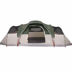 vidaXL Family Tent Dome Camping Tent Patio Hiking Lightweight Tent Waterproof - green, 10-person - Additional view 6