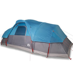 vidaXL Family Tent Dome Camping Tent Patio Hiking Lightweight Tent Waterproof - blue, 10-person