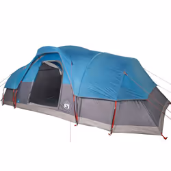 vidaXL Family Tent Dome Camping Tent Patio Hiking Lightweight Tent Waterproof - blue, 10-person - Additional view 4