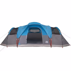 vidaXL Family Tent Dome Camping Tent Patio Hiking Lightweight Tent Waterproof - blue, 10-person - Additional view 6