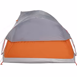 vidaXL Family Tent Dome Camping Tent Patio Hiking Lightweight Tent Waterproof - grey and orange, 10-person - Additional view 7