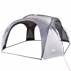 vidaXL Party Tent Garden Party Tent Gazebo Outdoor Canopy Marquee Waterproof - grey - Additional view 4
