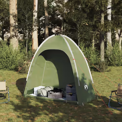 vidaXL Storage Tent Outdoor Lightweight Tent Bike Utility Tent Waterproof - green, 198 x 85 x 186 cm