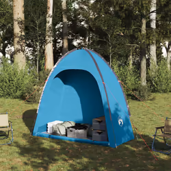 vidaXL Storage Tent Outdoor Lightweight Tent Bike Utility Tent Waterproof - blue, 198 x 85 x 186 cm