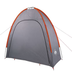 vidaXL Storage Tent Outdoor Lightweight Tent Bike Utility Tent Waterproof - grey and orange, 198 x 85 x 186 cm