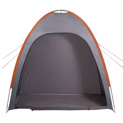 vidaXL Storage Tent Outdoor Lightweight Tent Bike Utility Tent Waterproof - grey and orange, 198 x 85 x 186 cm - Additional view 6