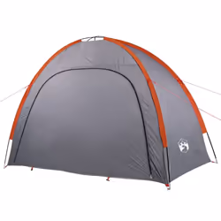 vidaXL Storage Tent Outdoor Lightweight Tent Bike Utility Tent Waterproof - grey and orange, 200 x 163 x 190 cm - Additional view 4