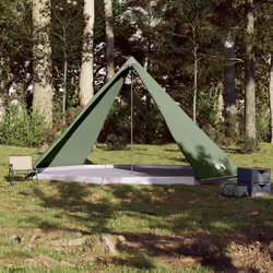 vidaXL Family Tent Tipi 8-Person Lightweight Camping Tent Green Waterproof
