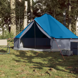 vidaXL Family Tent Tipi 8-Person Camping Tent Lightweight Tent Waterproof - blue - Additional view 2