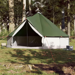 VidaXL Family Tent Tipi Olive, White Rooftop tent - Additional view 2