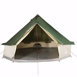 VidaXL Family Tent Tipi Olive, White Rooftop tent - Additional view 6