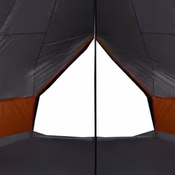 vidaXL Family Tent Tipi 8-Person Camping Tent Lightweight Tent Waterproof - grey and orange, 12-person - Additional view 9
