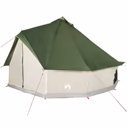 vidaXL Family Tent Tipi 8-Person Camping Tent Lightweight Tent Waterproof - green, 10-person - Additional view 4
