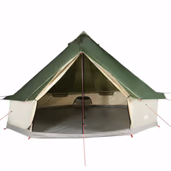 vidaXL Family Tent Tipi 8-Person Camping Tent Lightweight Tent Waterproof - green, 10-person - Additional view 6