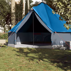 vidaXL Family Tent Tipi 8-Person Camping Tent Lightweight Tent Waterproof - blue, 10-person - Additional view 2