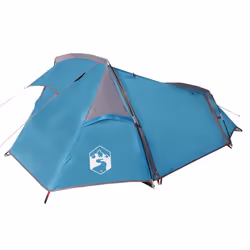 vidaXL Camping Tent Tunnel 2-Person Lightweight Tent Dome Tent Blue Waterproof - Additional view 5