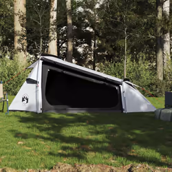 vidaXL Camping Tent Tunnel 2-Person Lightweight Tent Dome Tent Waterproof - white blackout