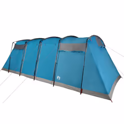 vidaXL Family Tent Tunnel Camping Tent Fishing Lightweight Tent Waterproof - blue, 8-person - Additional view 4