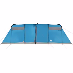 vidaXL Family Tent Tunnel Camping Tent Fishing Lightweight Tent Waterproof - blue, 8-person - Additional view 5
