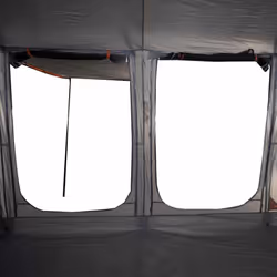 vidaXL Family Tent Tunnel Camping Tent Fishing Lightweight Tent Waterproof - grey and orange, 10-person - Additional view 9
