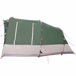 vidaXL Family Tent Tunnel 7-Person Lightweight Tent Camping Tent Waterproof - Green, 3-person - Additional view 6