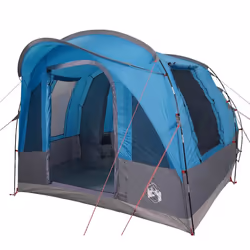vidaXL Family Tent Tunnel 7-Person Lightweight Tent Camping Tent Waterproof - Blue, 3-person - Additional view 4
