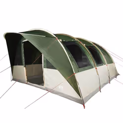 vidaXL Family Tent Tunnel 7-Person Lightweight Tent Camping Tent Waterproof - Green, 7-person - Additional view 4