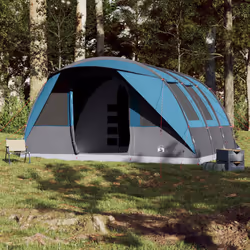 vidaXL Family Tent Tunnel 7-Person Lightweight Tent Camping Tent Waterproof - Blue, 7-person
