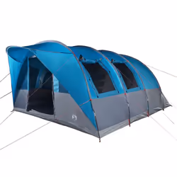 vidaXL Family Tent Tunnel 7-Person Lightweight Tent Camping Tent Waterproof - Blue, 7-person - Additional view 4